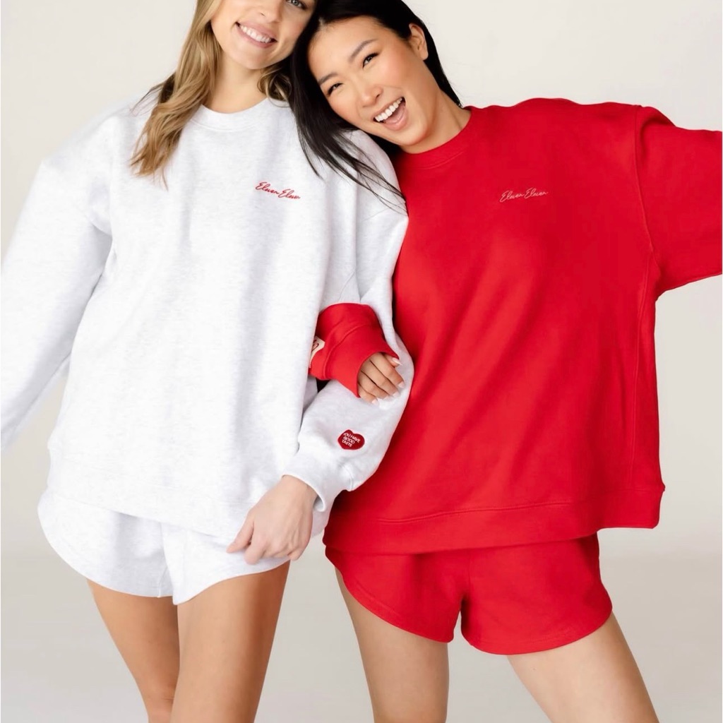 Red Eleven Eleven Sweat Set